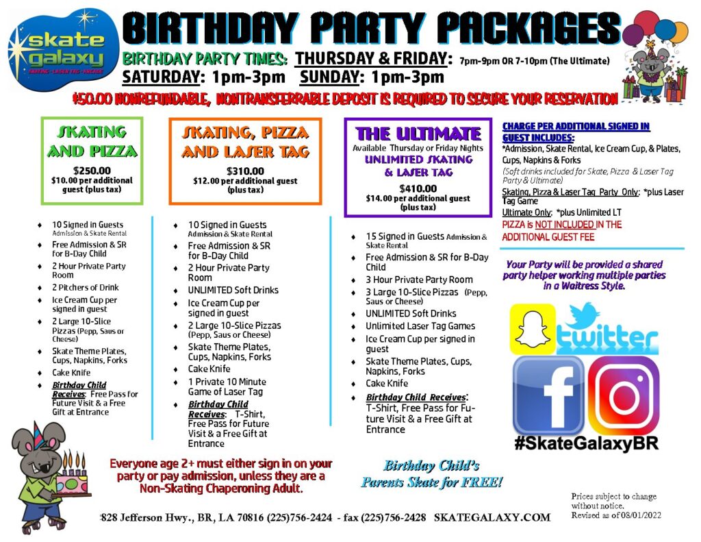 Skate Galaxy Baton Rouge